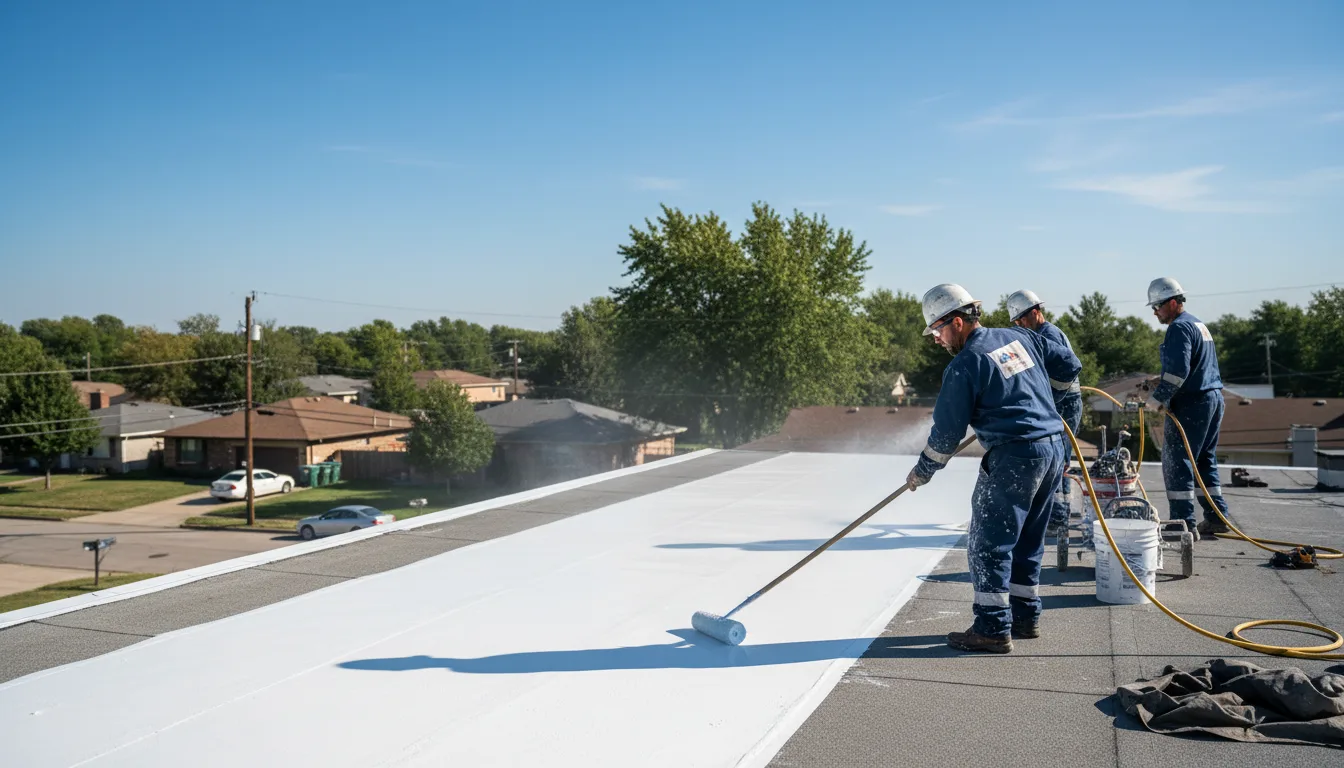 Commercial roof coating in Elk City, KS near me